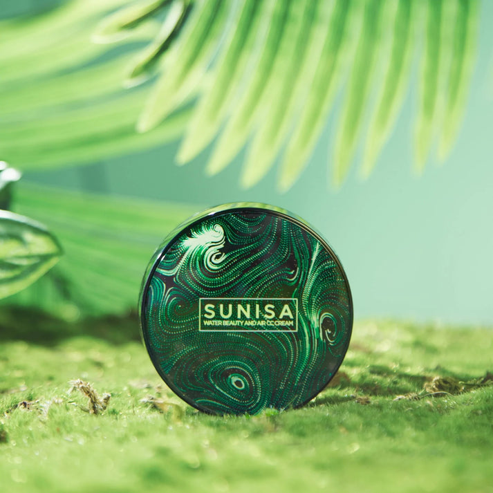 OUT OF STOCK SUNISA 3-in-1 Air Cushion CC & BB Cream | Waterproof Moisturizing Foundation with Sponge