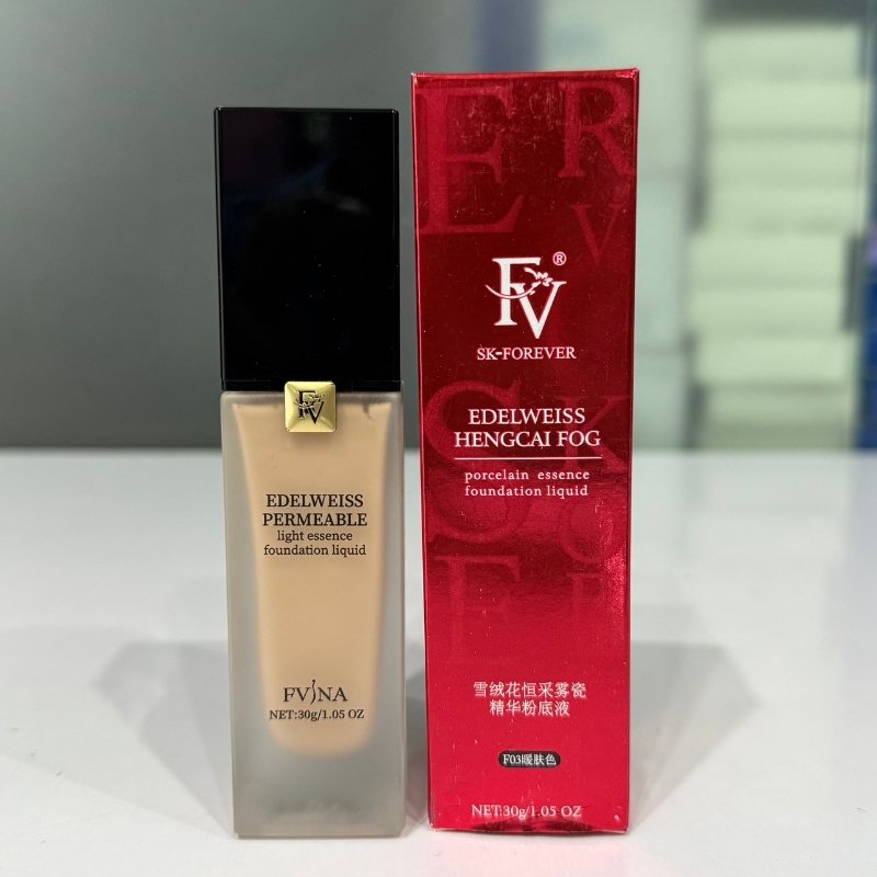 V Refreshing Essence Foundation 30g | Moisturizing Long-Lasting Liquid Base Makeup