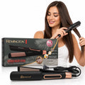 Remington Supports Healthy Styling Hair Straightener | Model FR-2115 | Infrared Technology Ceramic Plates Flat Iron