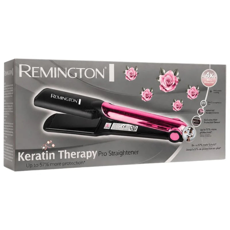 Remington Keratin Therapy Pro Straightener | Model FR 531 | Up to 57% More Protection