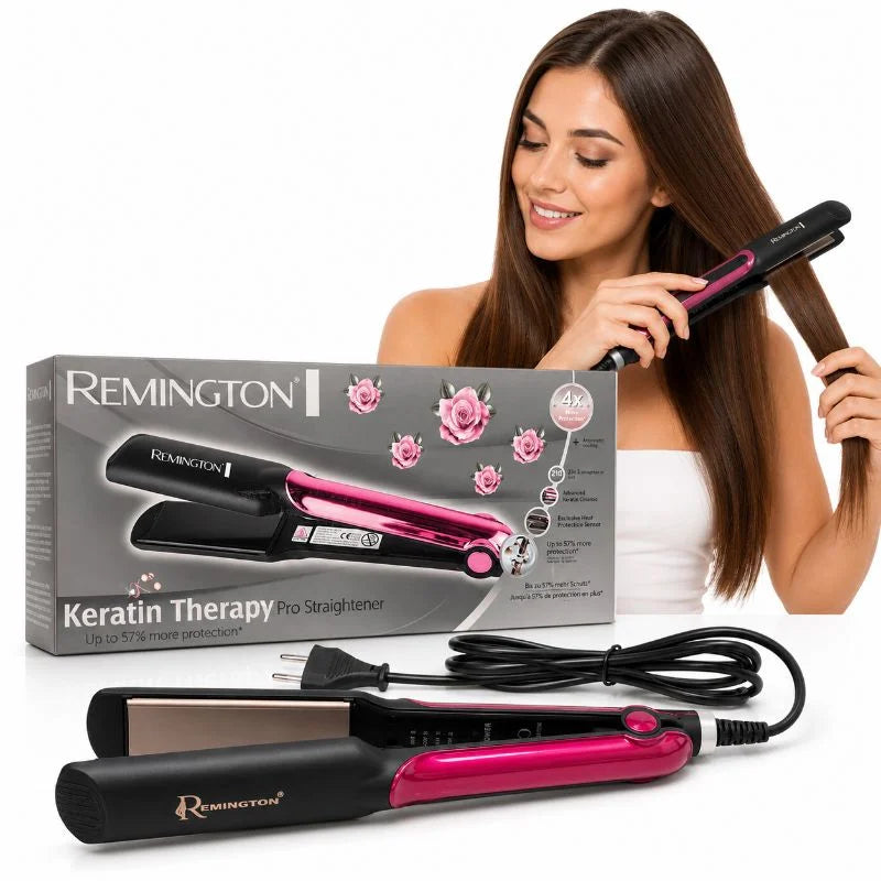 Remington Keratin Therapy Pro Straightener | Model FR 531 | Up to 57% More Protection