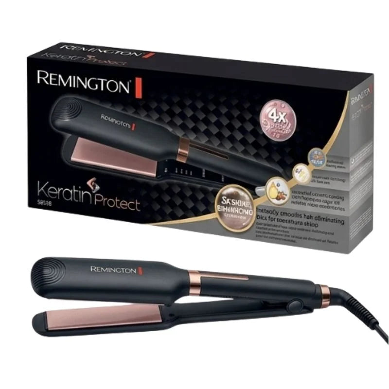 Remington Keratin Protect Intelligent Hair Straightener | Model FR-2028 | Advanced Ceramic Plates & Heat Protection Sensor